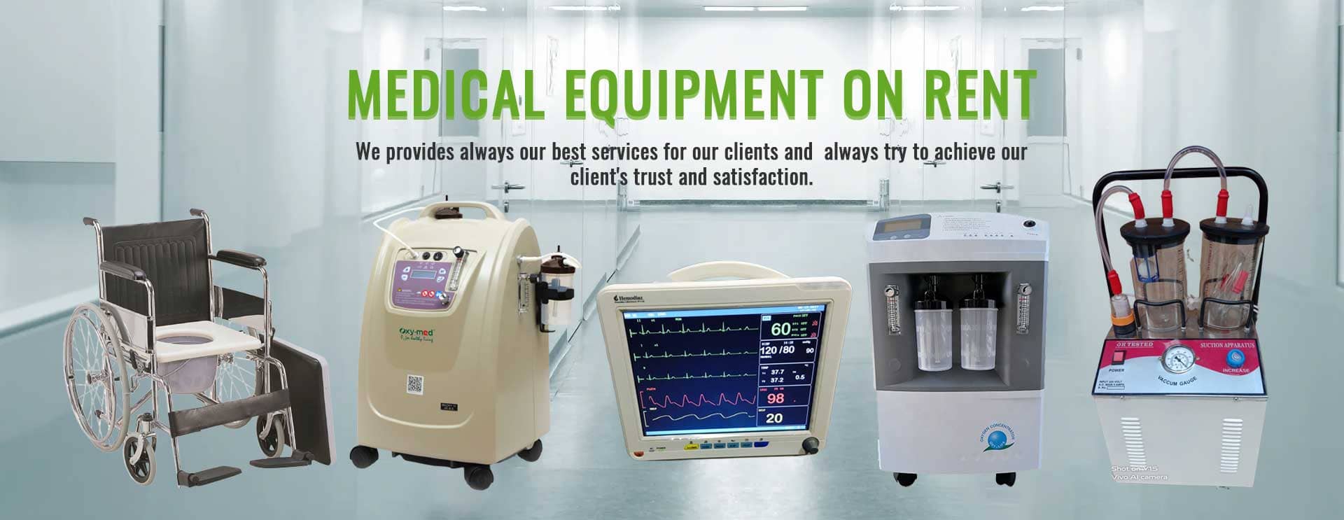 Medical Equipment on Rent in Noida